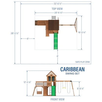 Backyard Discovery Caribbean Swing Set