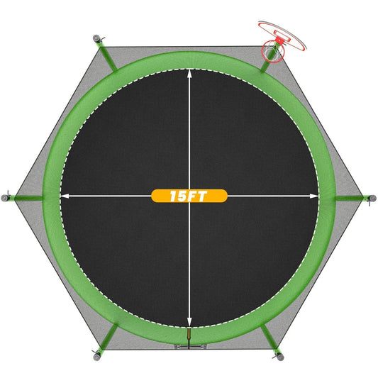 JumpFlex HERO 15ft Trampoline