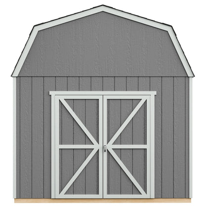 Handy Home Products Braymore 10×16 Do-It-Yourself Wooden Storage Shed with Floor