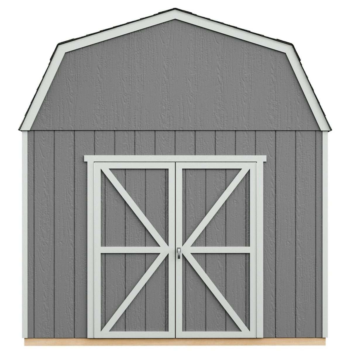 Handy Home Products Braymore 10×16 Do-It-Yourself Wooden Storage Shed Without Floor