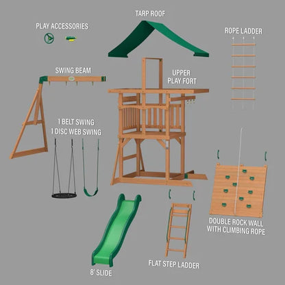 Backyard Discovery Grayson Peak Swing Set